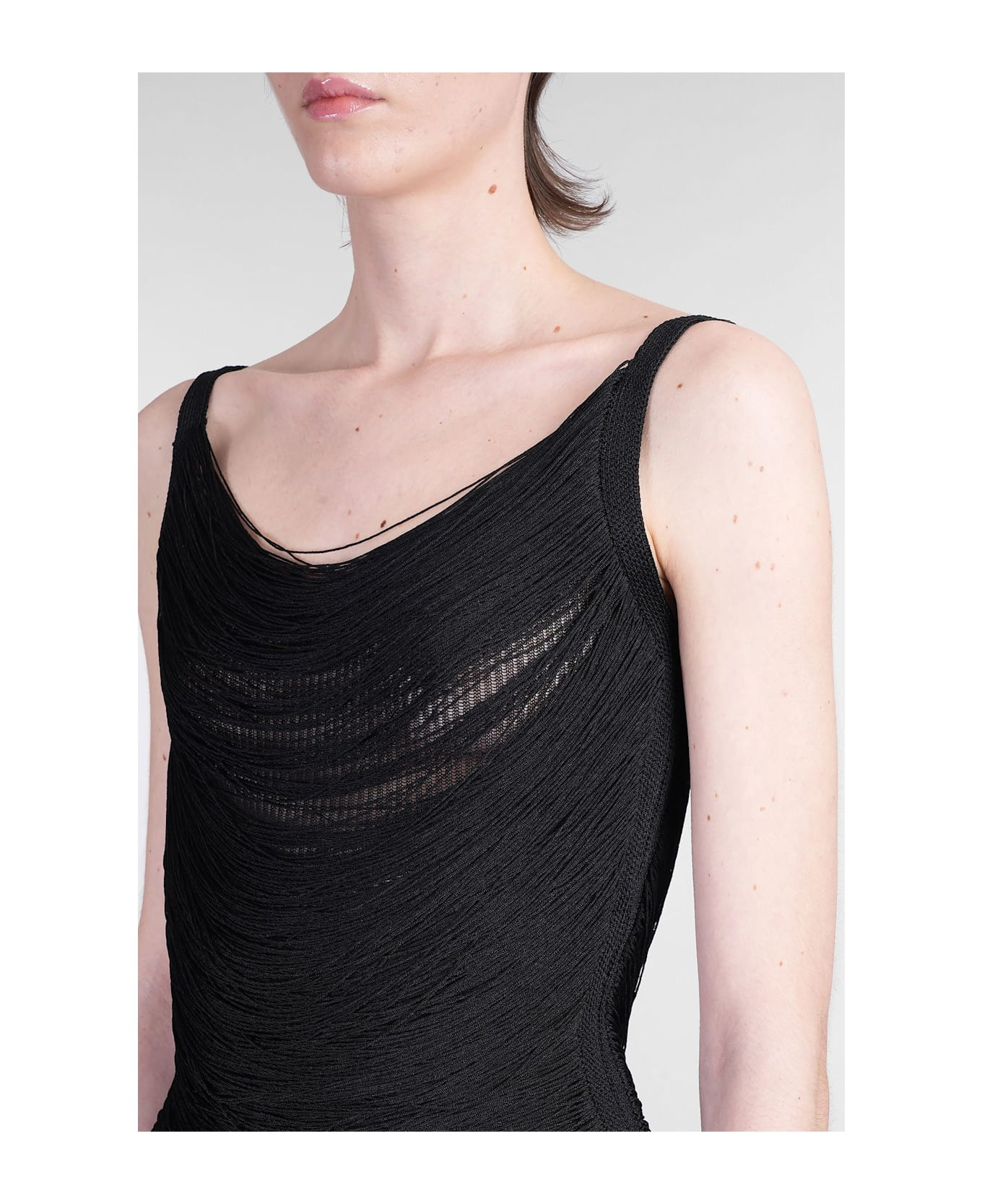 In Black Viscose - 5