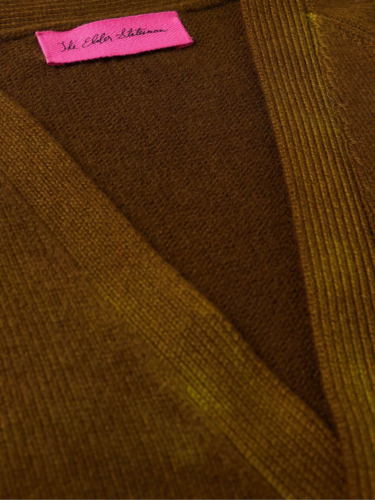 Vision Tie-Dyed Cashmere Cardigan - 6