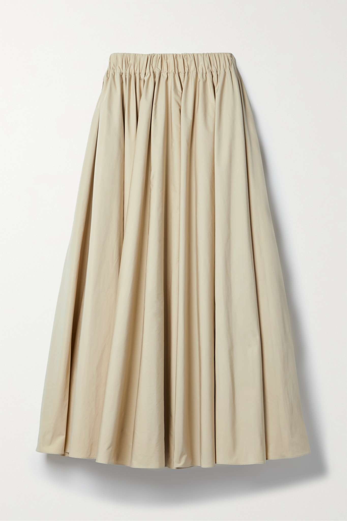 Sunset pleated shell midi skirt - 1