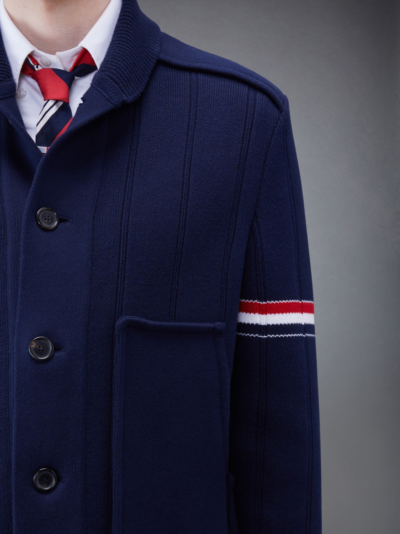 Double Face Cotton Cashmere Shawl Collar Jacket 5