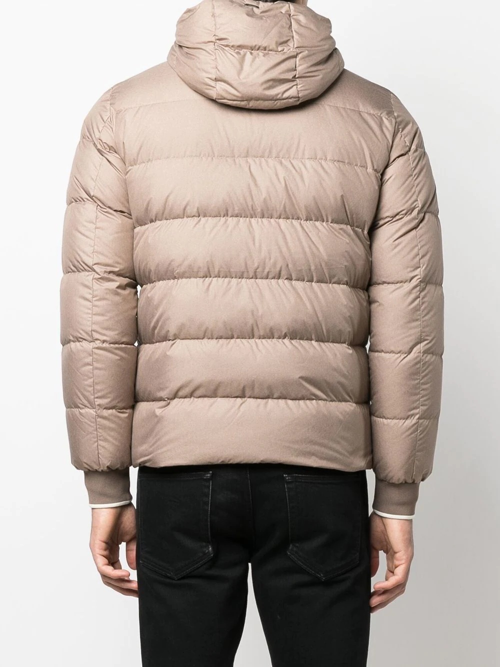 feather-down padded bomber jacket - 4