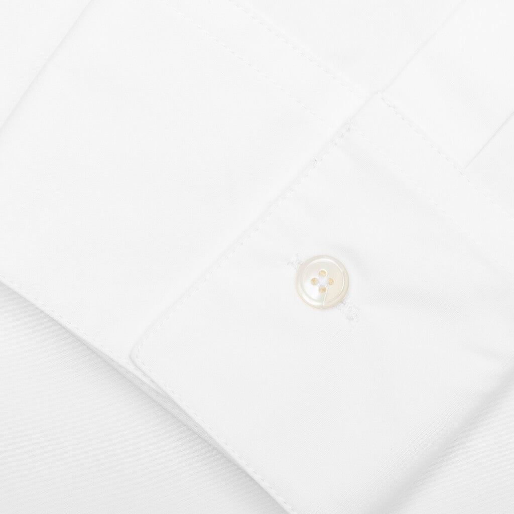 JIL SANDER HEAVY ORGANIC SHIRT - WHITE - 4