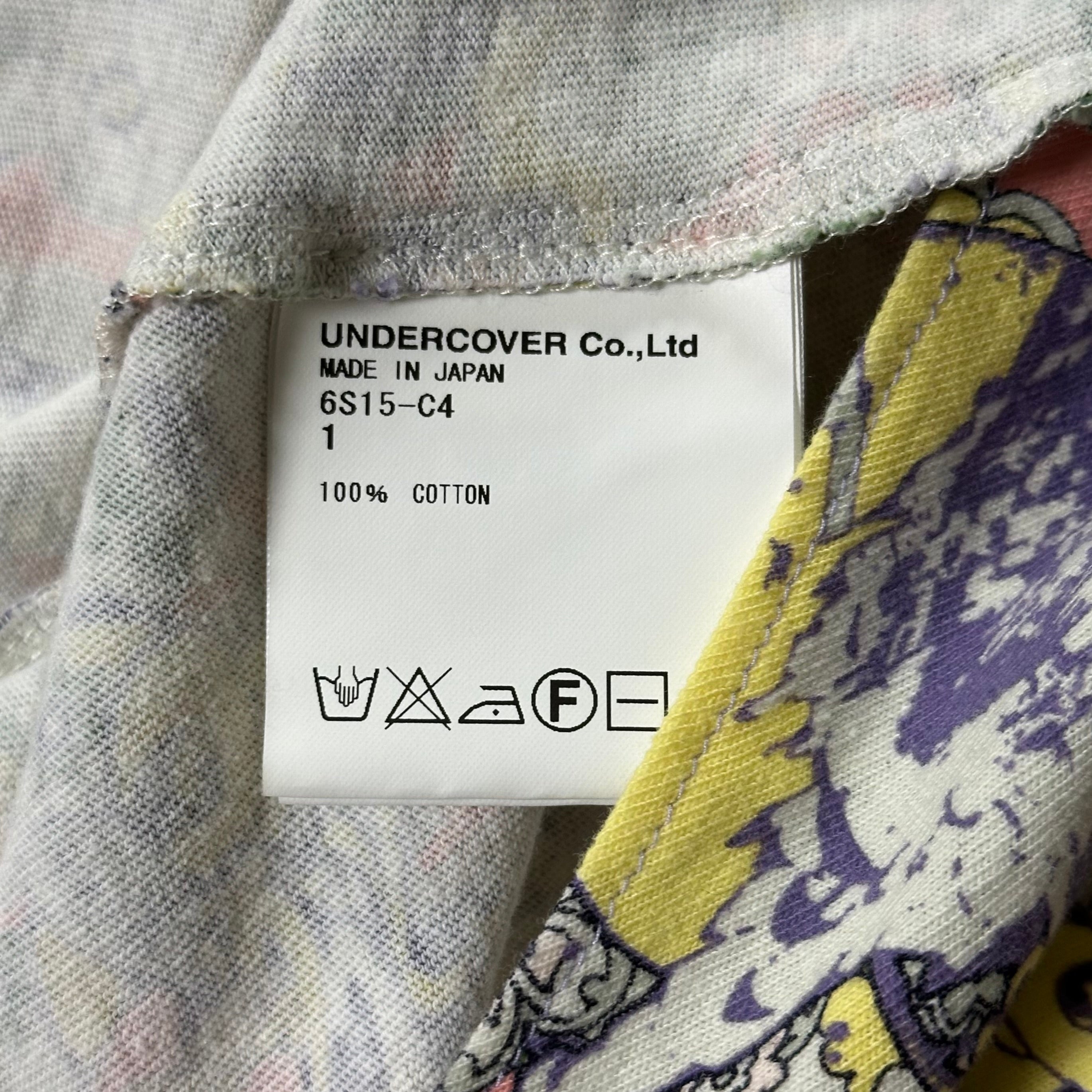 UNDERCOVER Spring Summer 2006 "T" Reconstructed Psychedelic Print T-Shirt Coat - 7