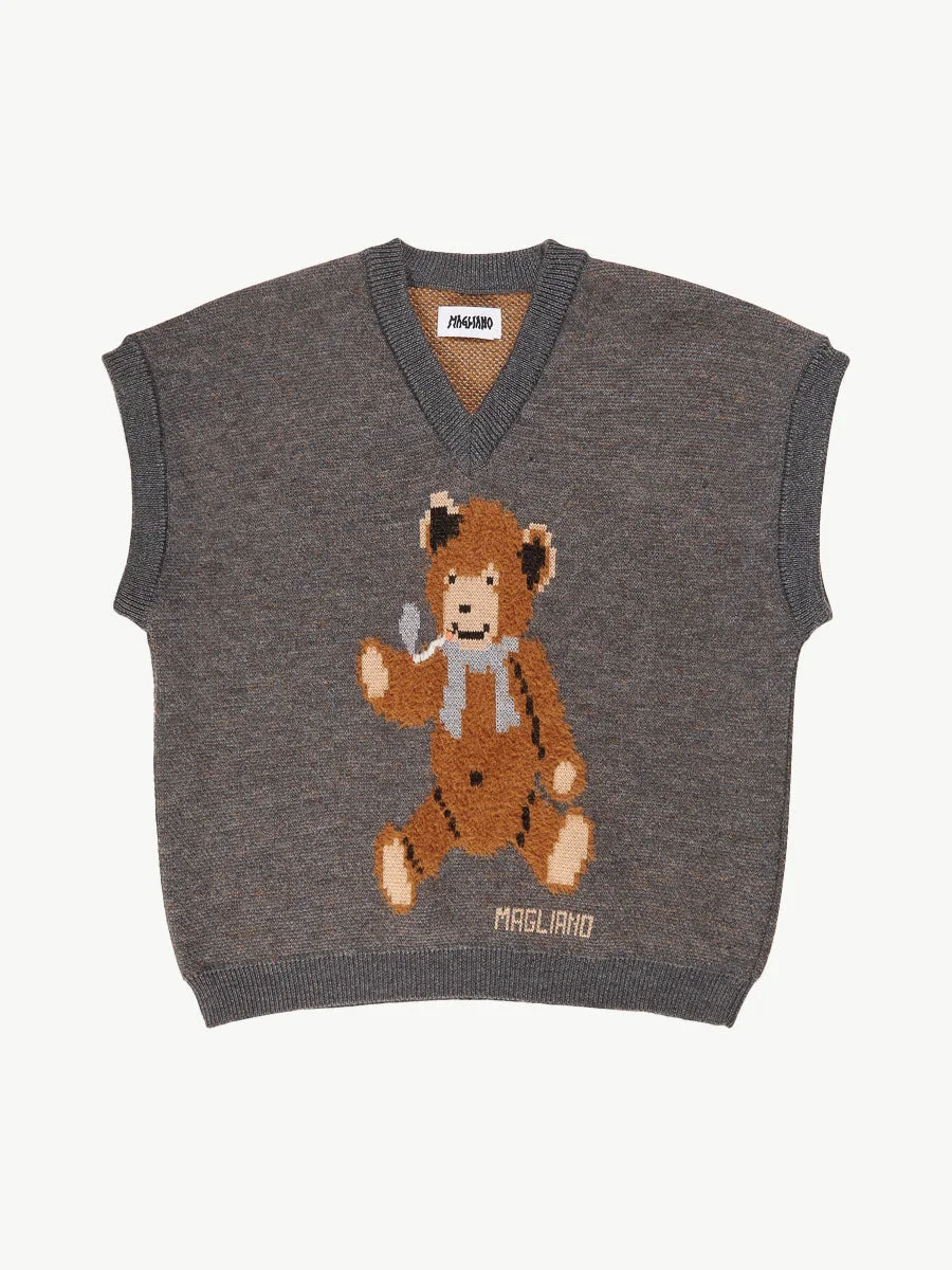 Teddy Bear Vest Hazelnut - 1