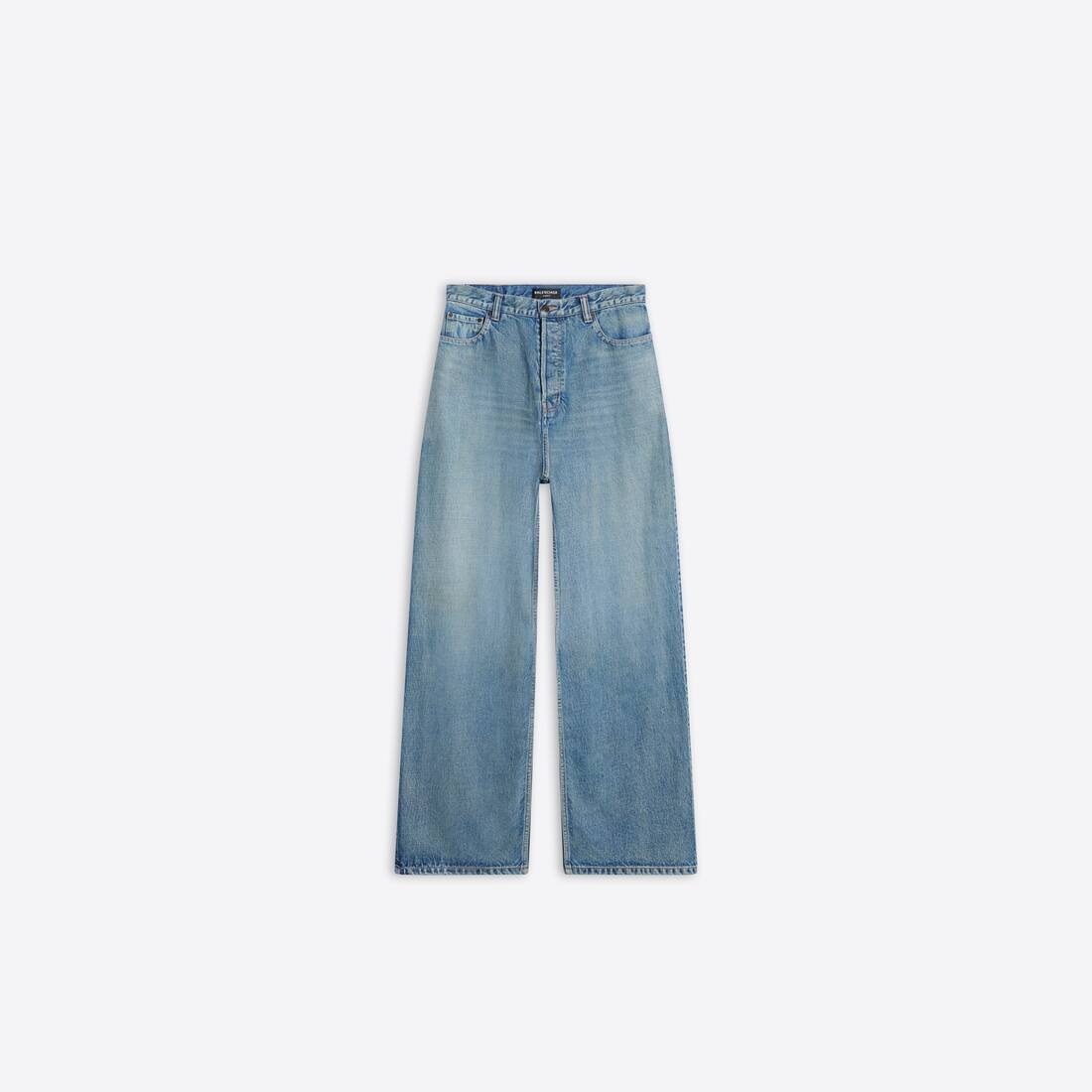 Women's Large Baggy Pants in Blue - 1