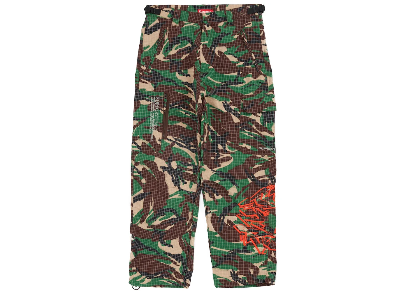 Supreme Support Unit Nylon Ripstop Pant Swirl Camo - 1