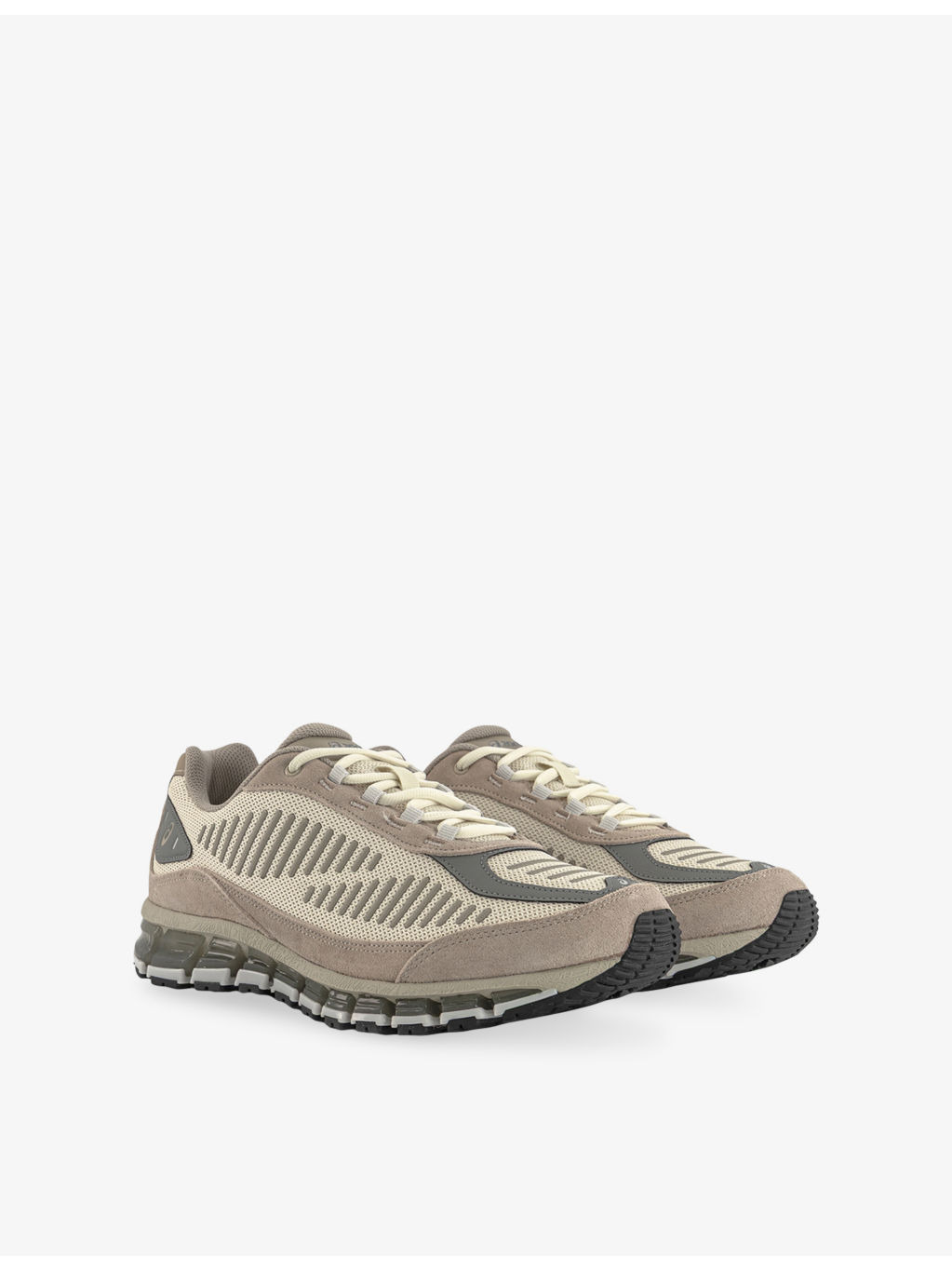 Gel-Quantum 360 I AMP Mesh and Suede Low-Top Trainers - 3