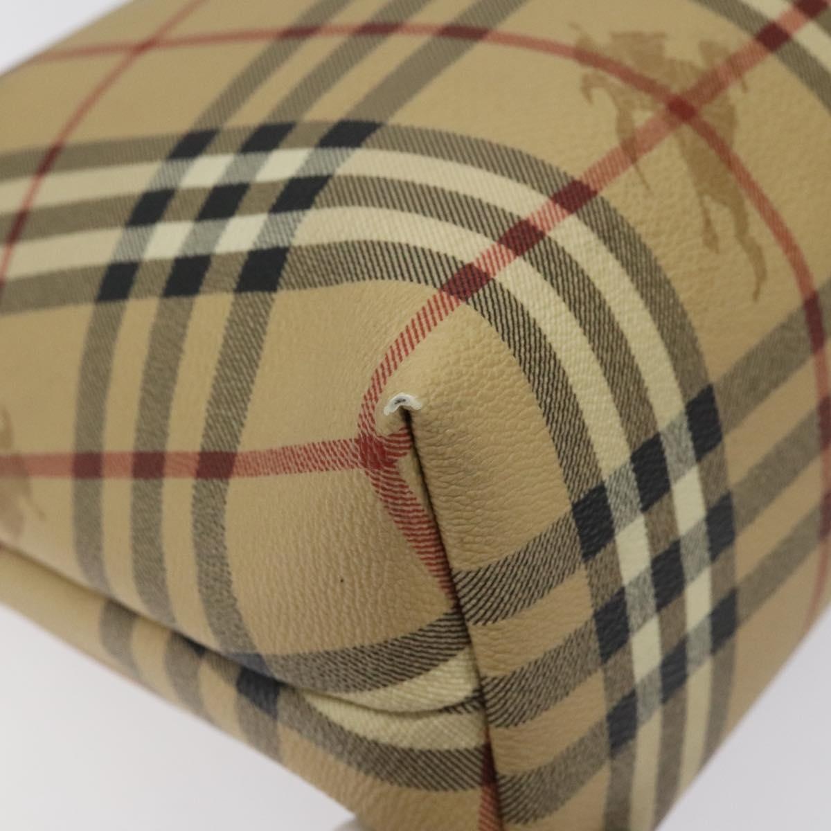 Burberry Nova Check Shoulder Bag Pvc Beige - 14