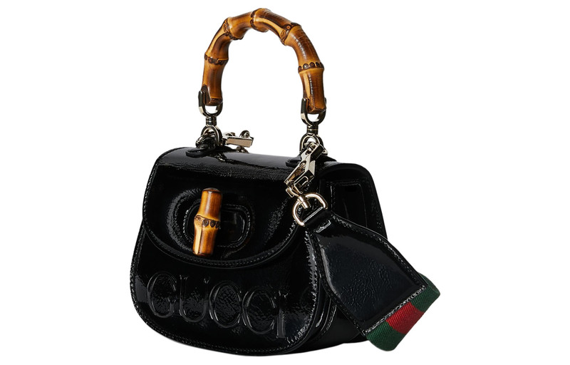 GUCCI (WMNS) Gucci Bamboo 1947 Mini Top Handle Bag 'Black' 786482-AADJQ-1060 outlook