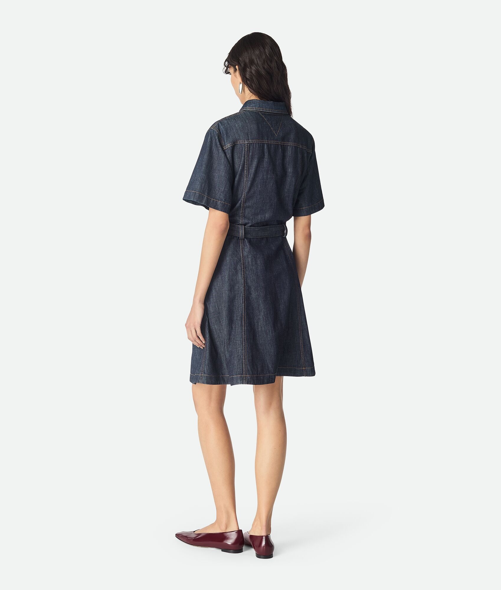 Indigo Denim Dress - 3