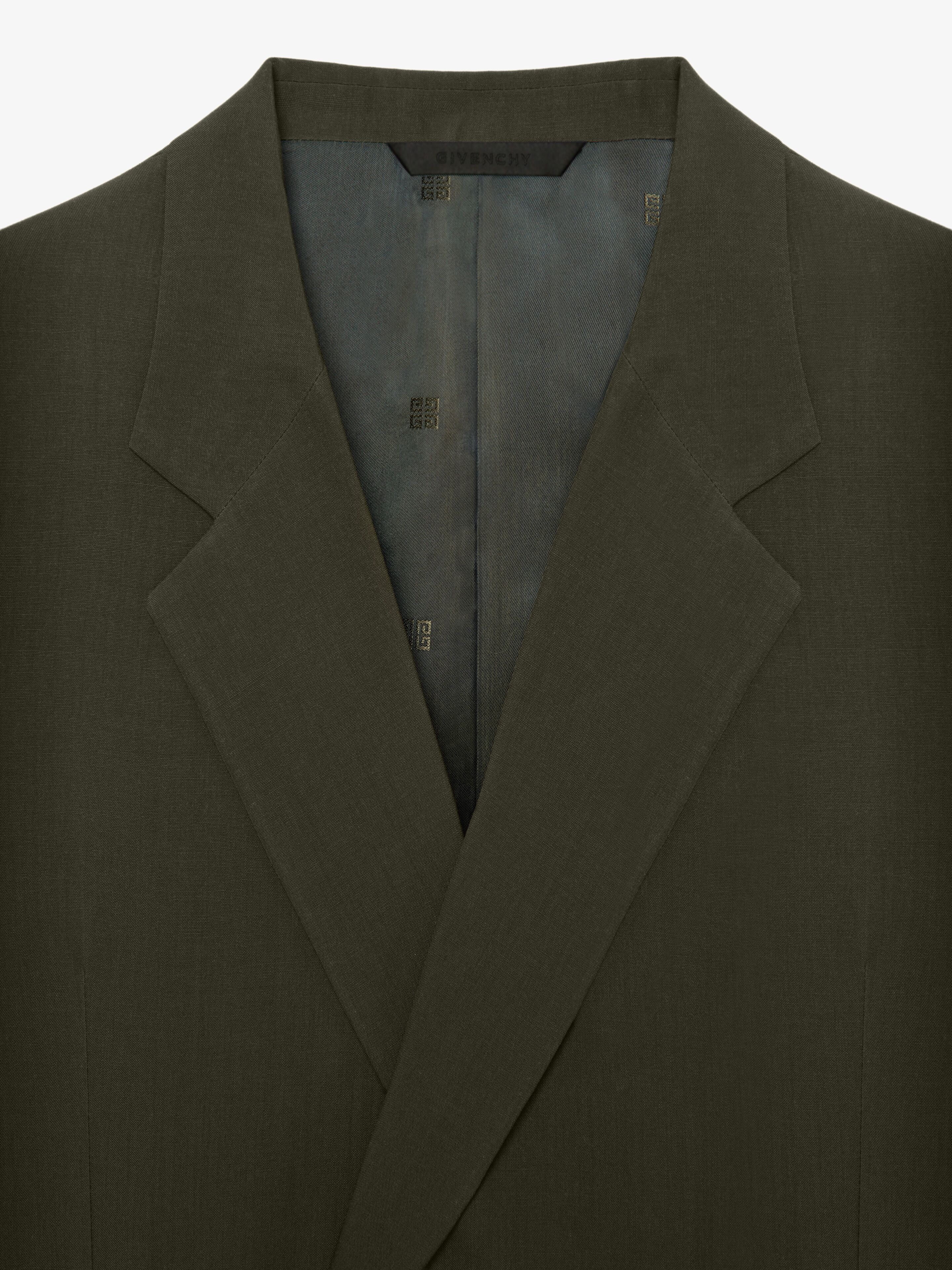 SLIM-FIT JACKET IN WOOL WITH U-LOCK CLOSING - 5