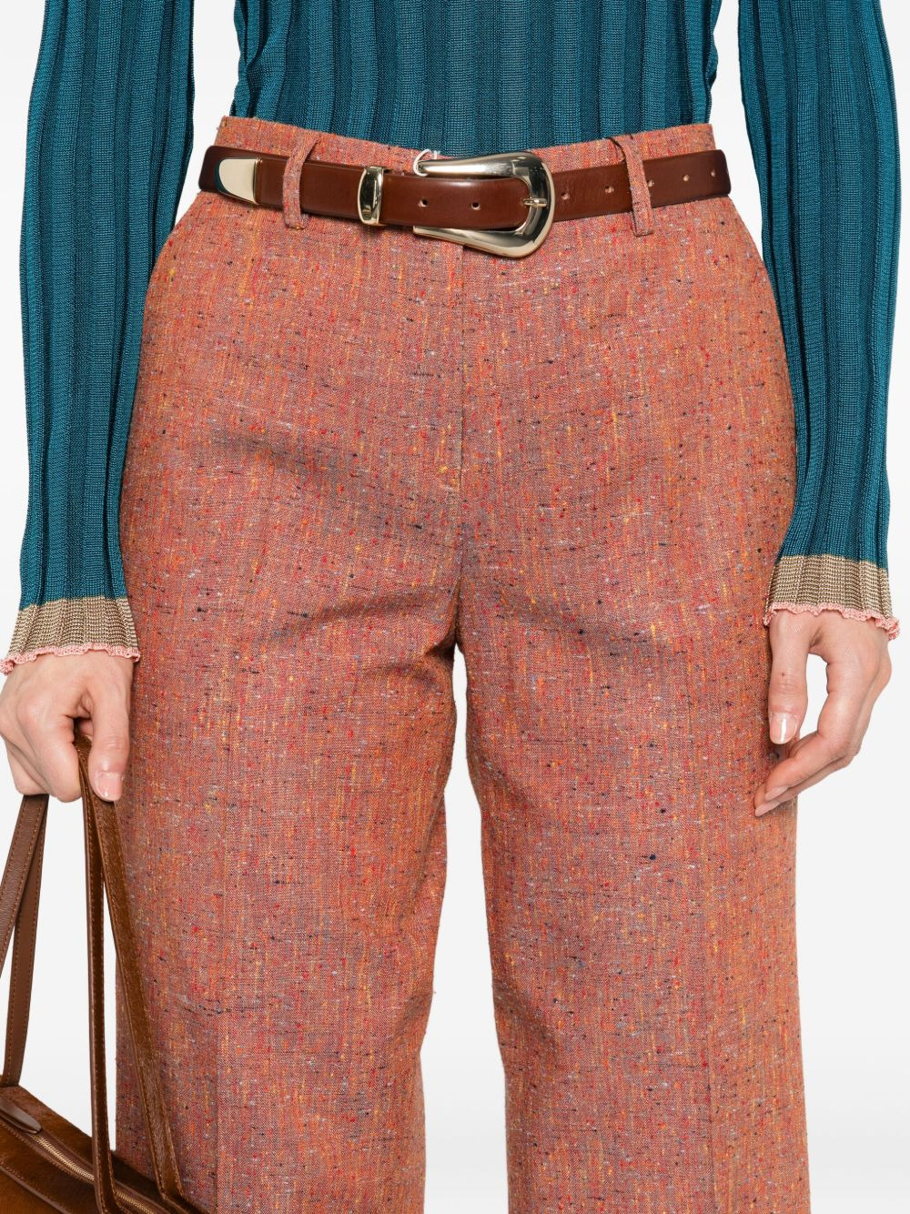 speckled tweed trousers - 5