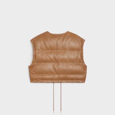 CELINE QUILTED VEST IN LAMBSKIN LEATHER outlook
