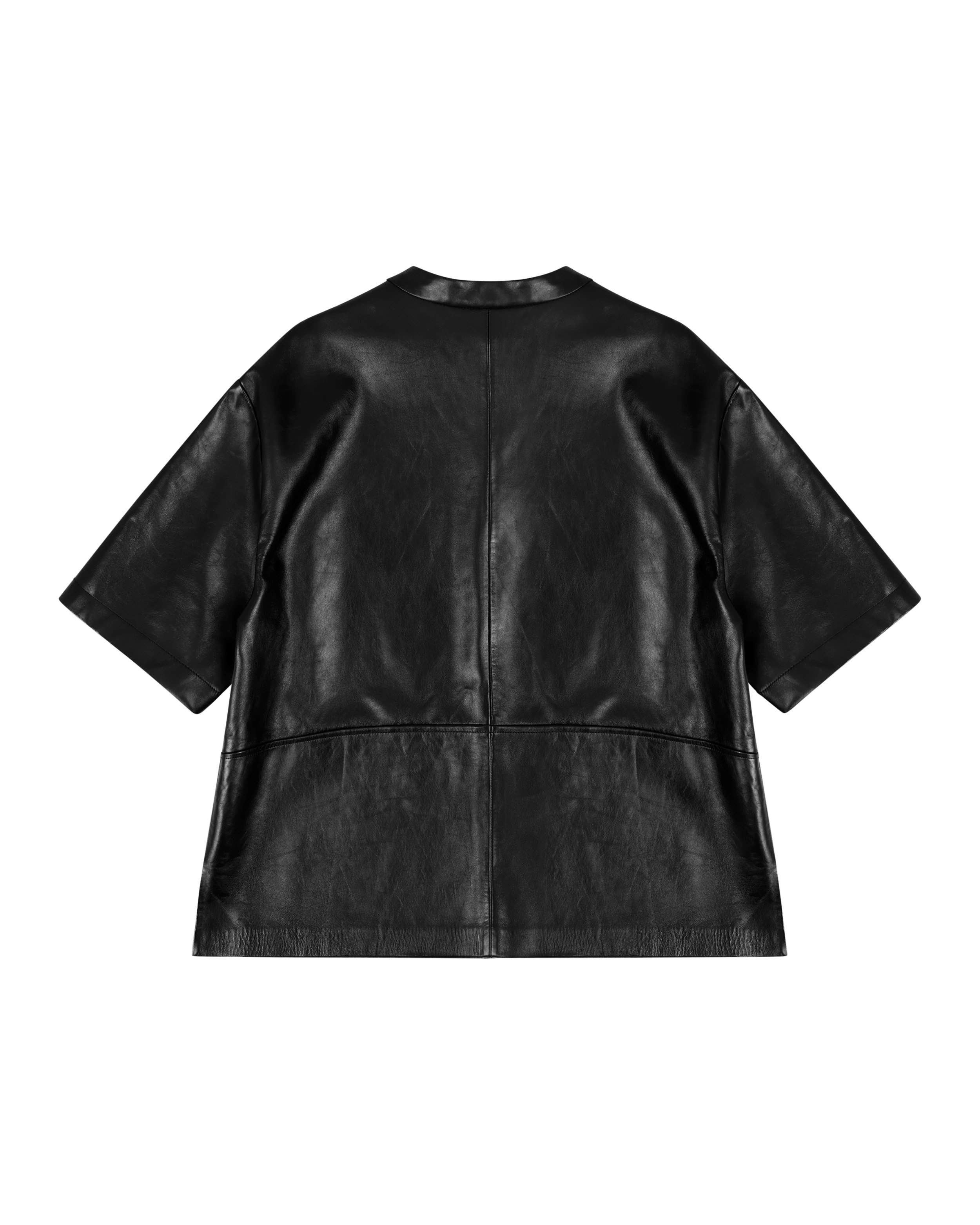 LEATHER TOP BLACK - 2