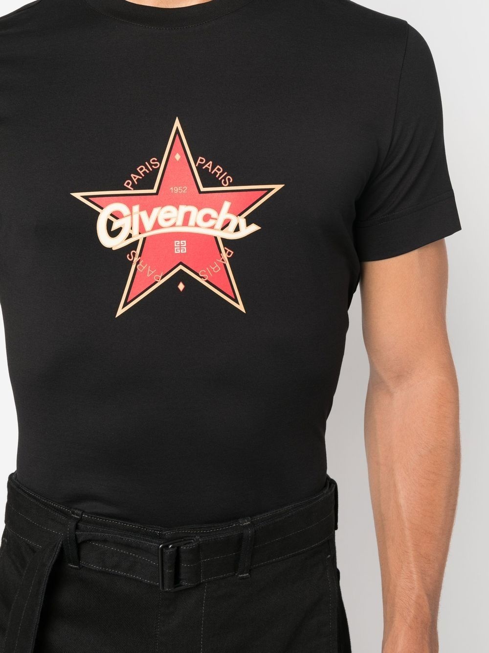 star-print logo T-shirt - 5