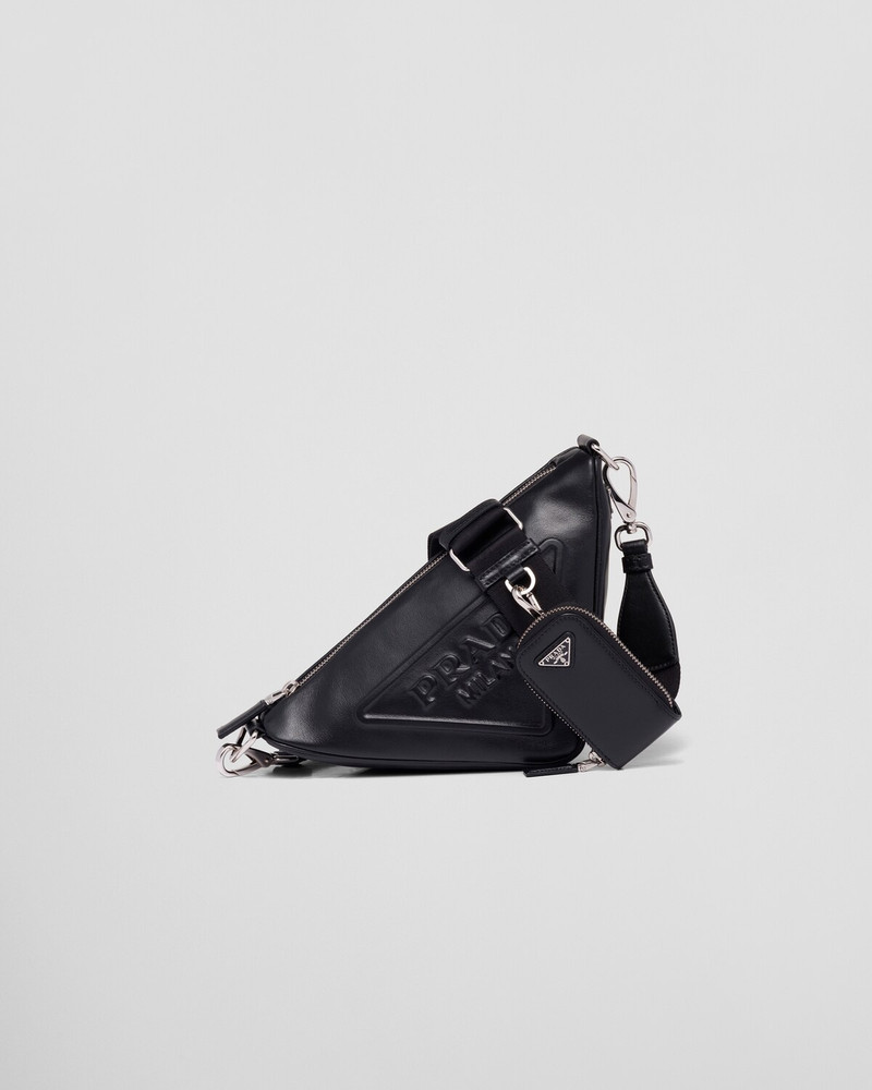 Leather Prada Triangle shoulder bag 1