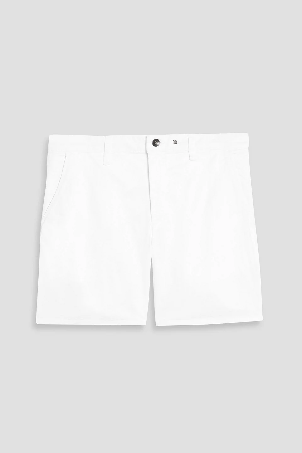 Cotton-blend chino shorts - 1