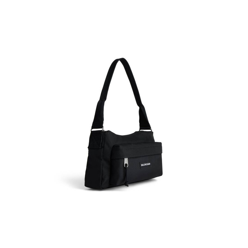 BALENCIAGA Men's Explorer Sling Pouch in Black outlook