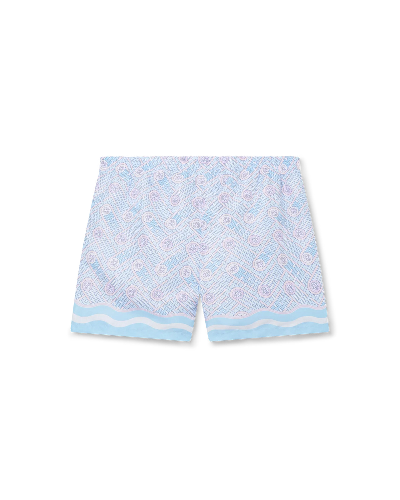 Blue Ping Pong Monogram Swim Trunks | Casablanca Paris - 2