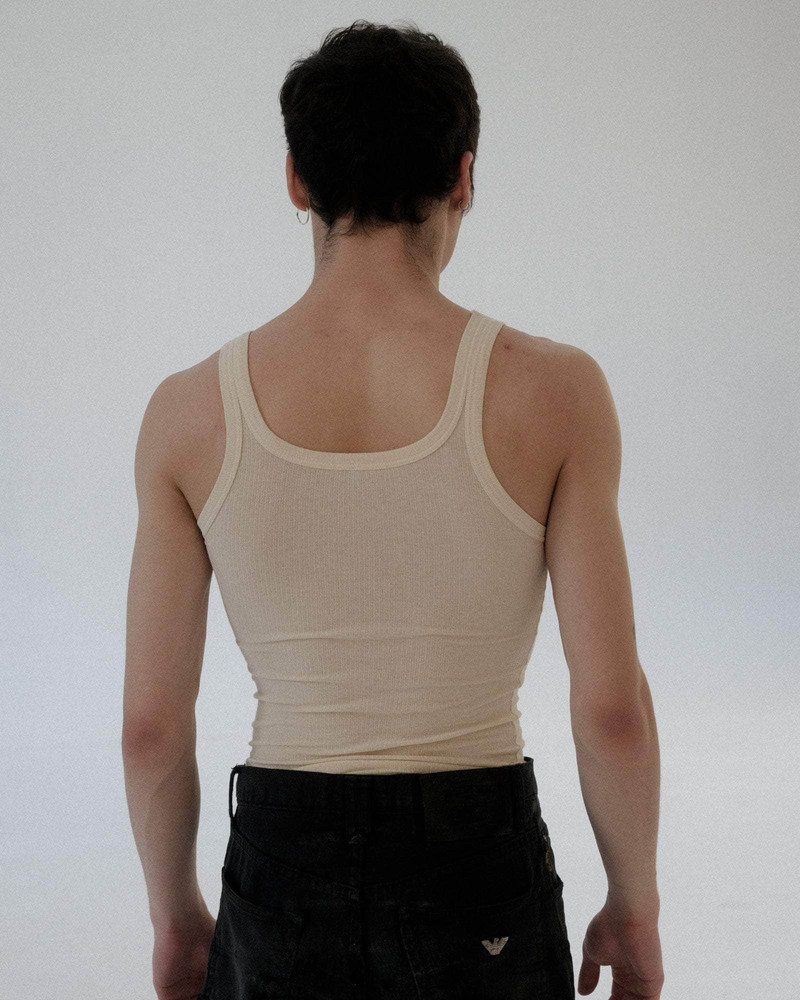 Cord Tank - Fine Organic Cotton Rib 6