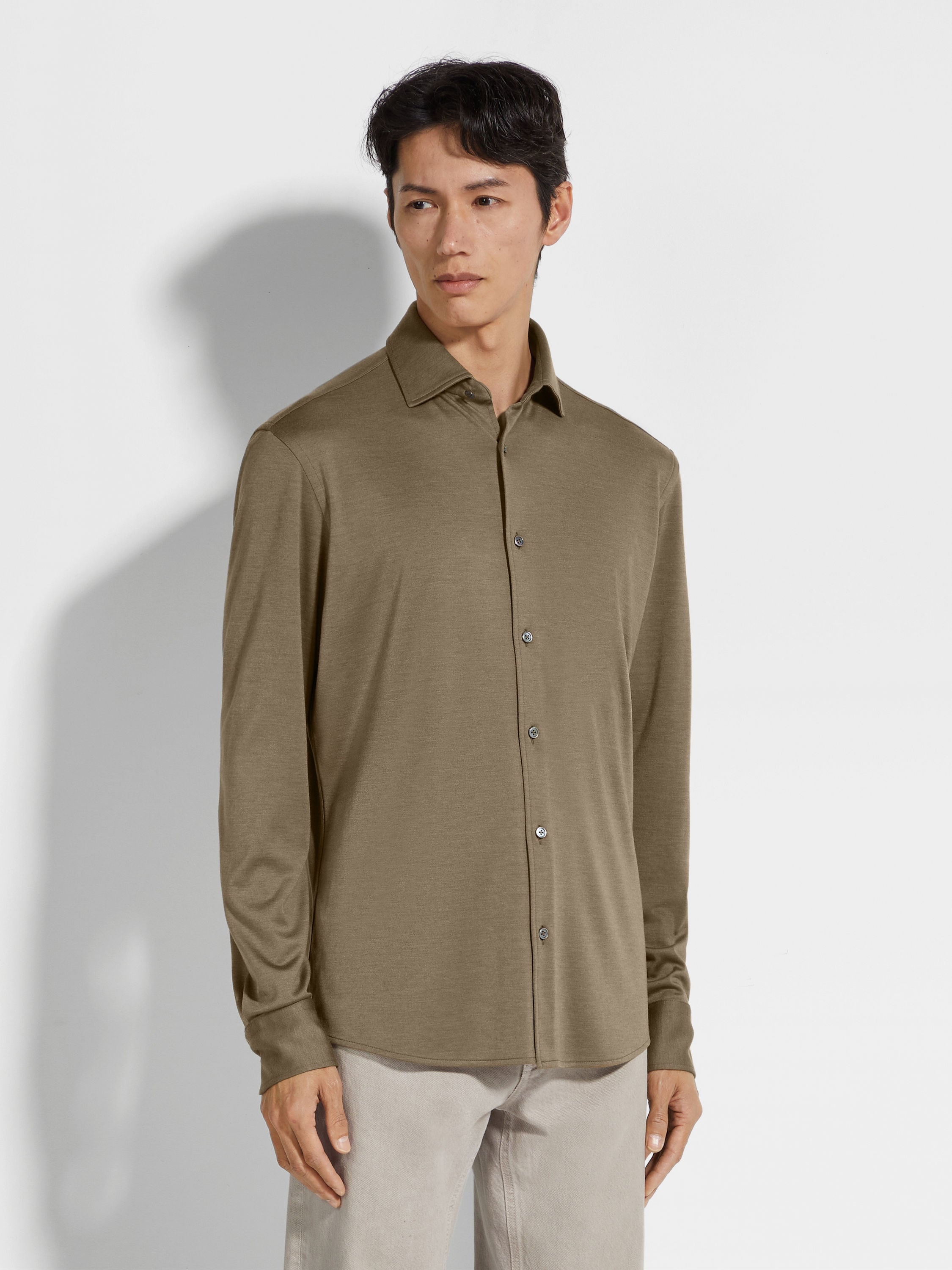 CASHMERE AND SILK SHIRT - 4