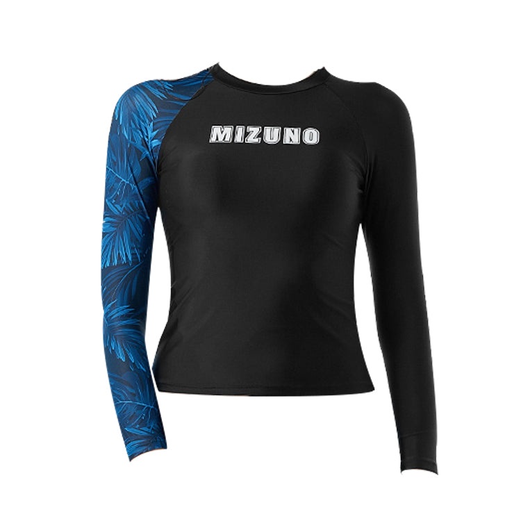 (WMNS) Mizuno Long Sleeve Two Piece Set Swimsuit 'Blue' N2CG3302 - 2