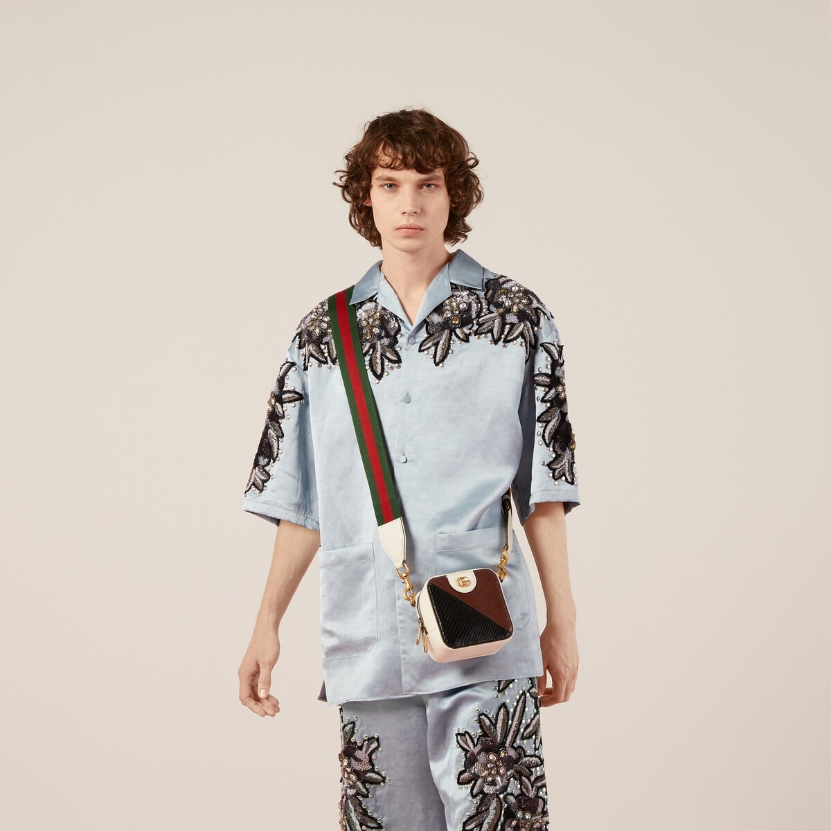Gucci Nojum python shoulder bag - 3