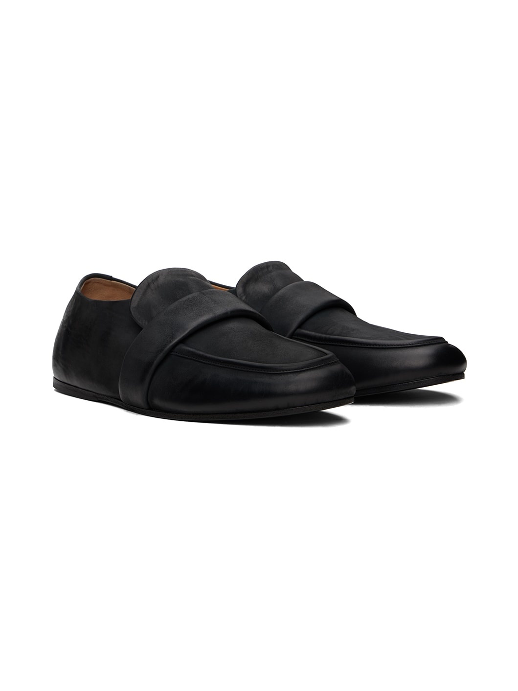 Black Steccoblocco Loafers - 4