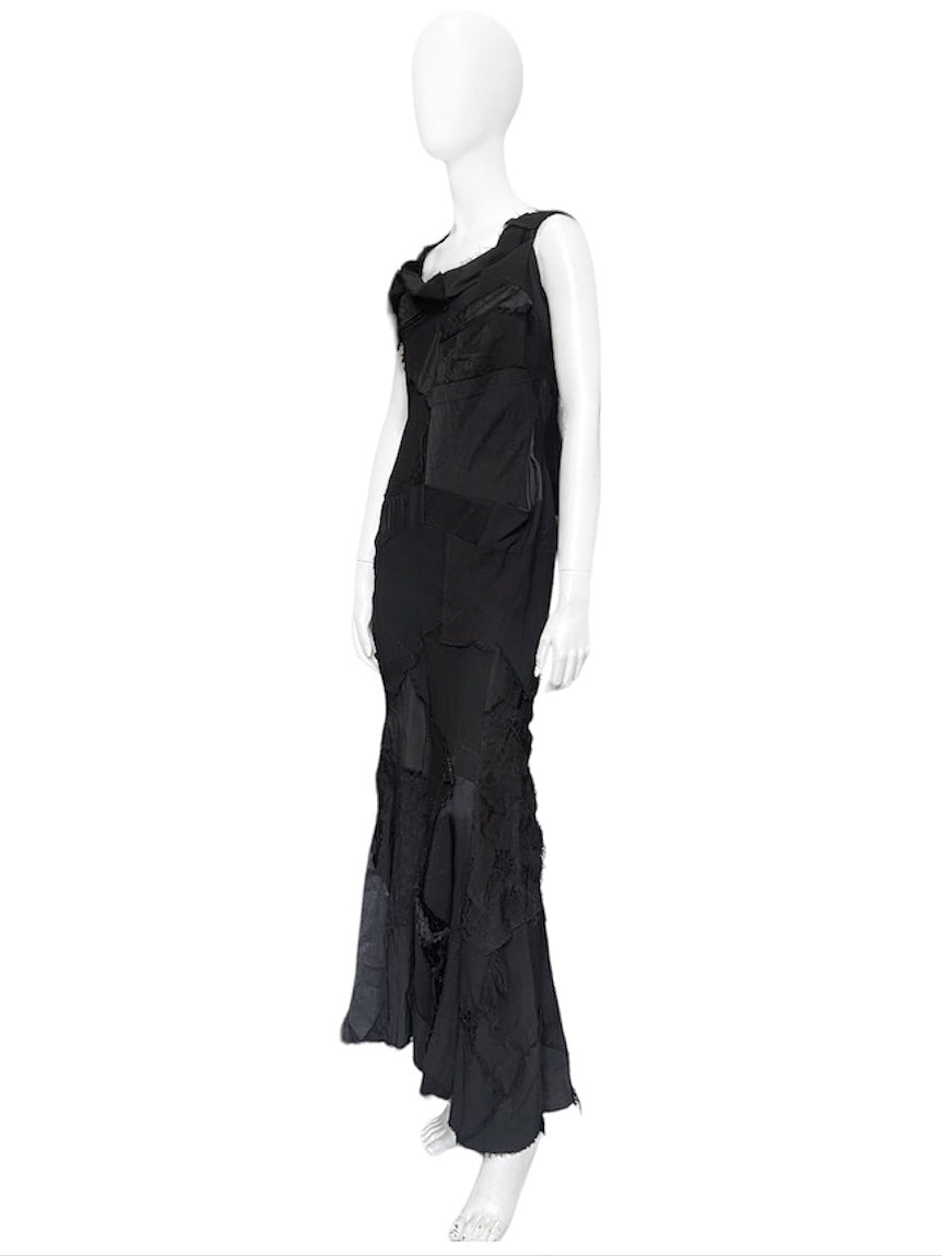 Junya Watanabe Fall 2002 Masterpiece Patchwork Mermaid Maxi Dress - 6