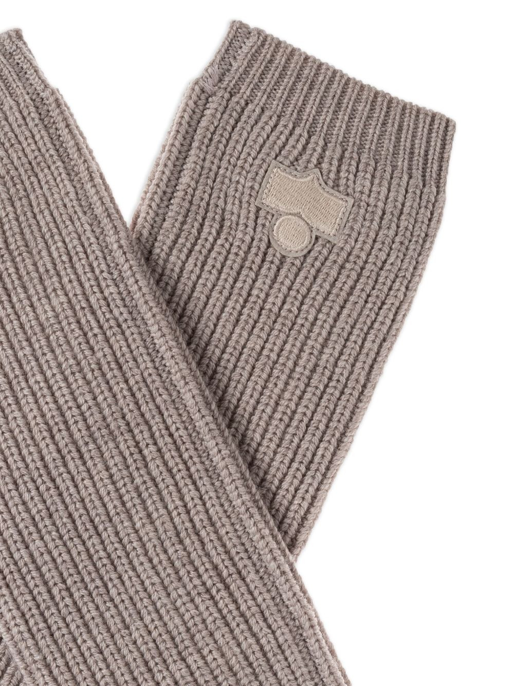 ribbed fingerless gloves - 4