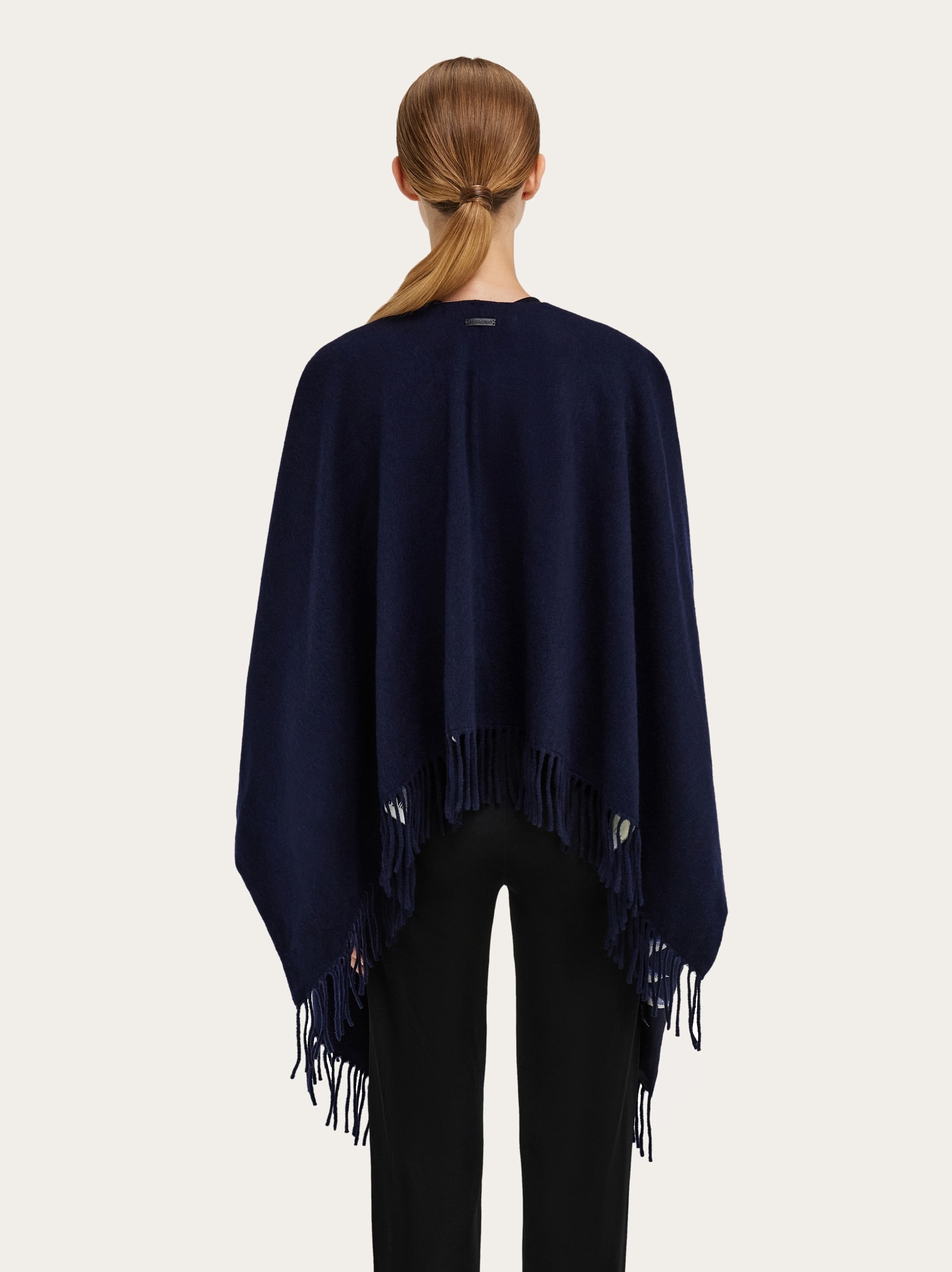 Day & Night print reversible cape - 8