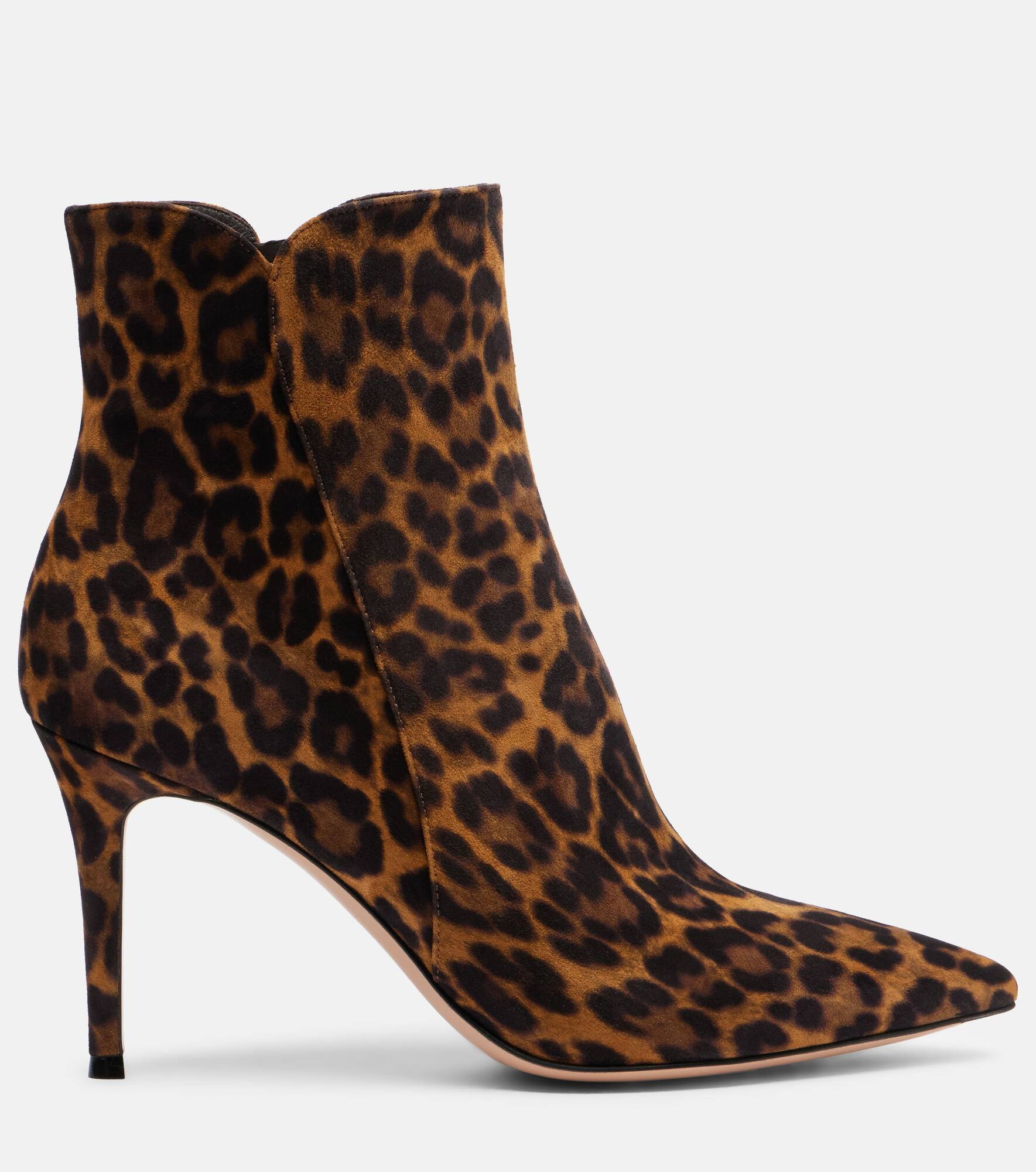 Levy 85 leopard-print suede ankle boots - 4