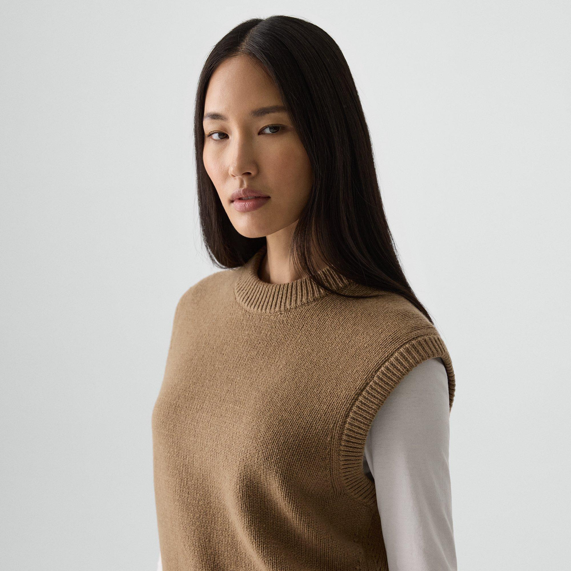 Relaxed Vest in Recycled Cashmere - 5