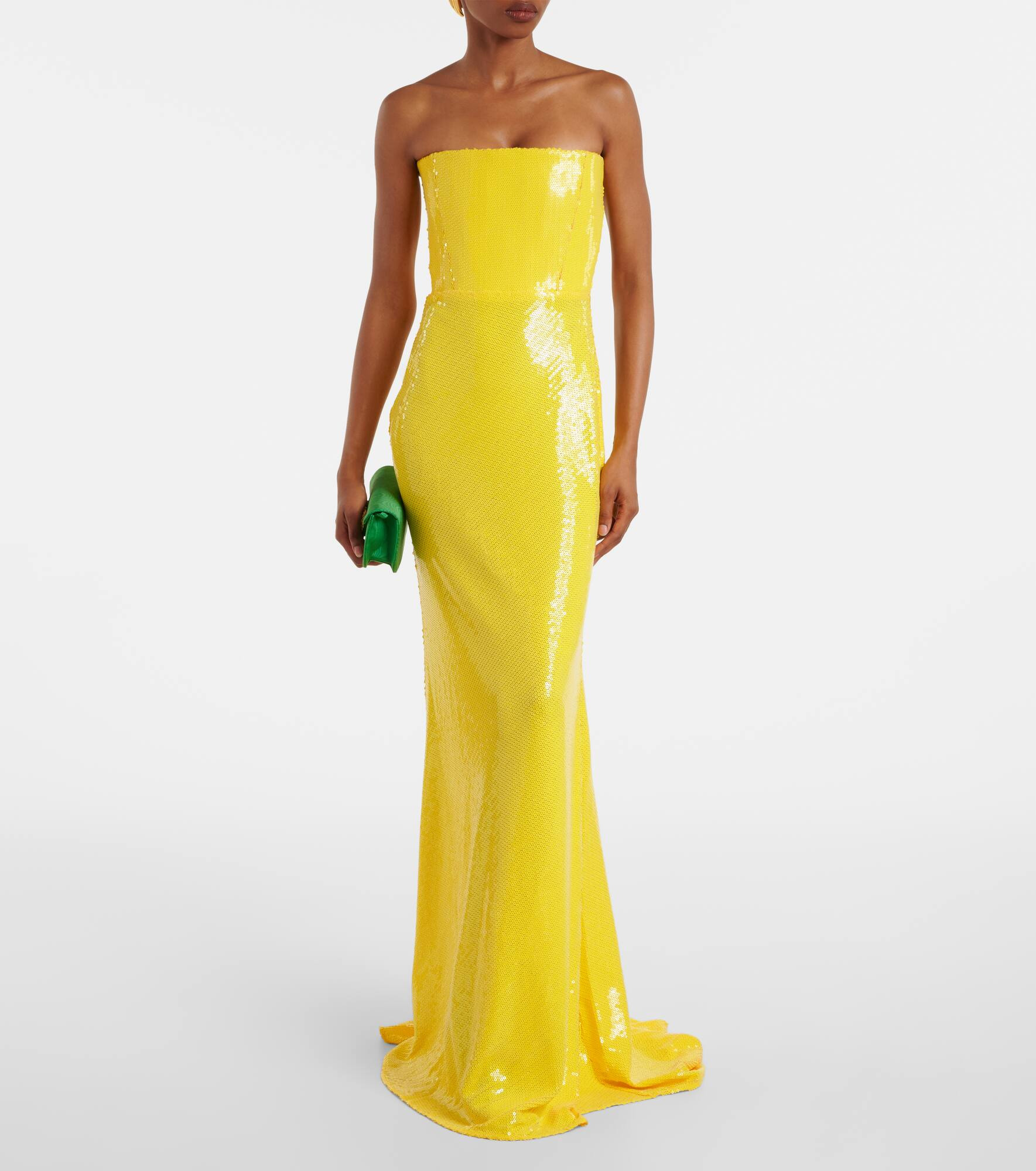 Sequined corset gown - 2