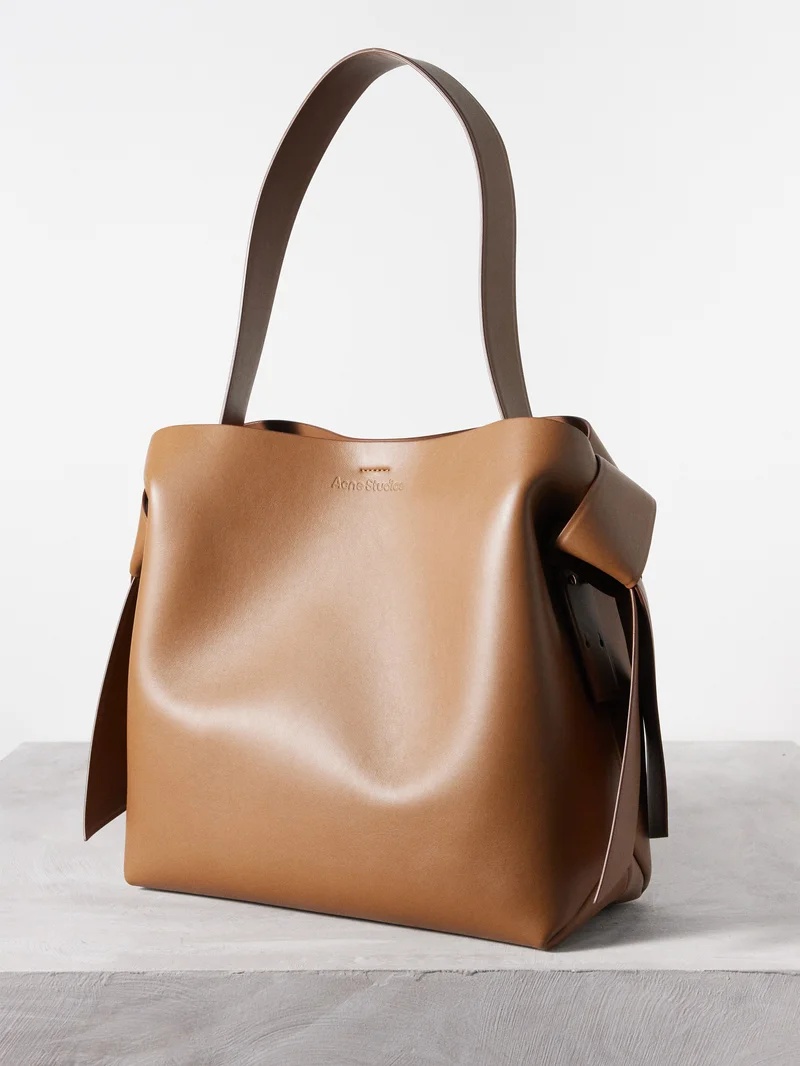 Acne Studios Musubi midi leather shoulder bag matchesfashion