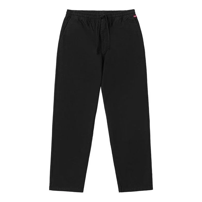 Vans Range Baggy Tapered Elastic Waist Trousers 'Black' VN00000DBLK - 1