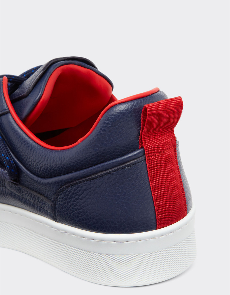 Trainers in tumbled leather 5