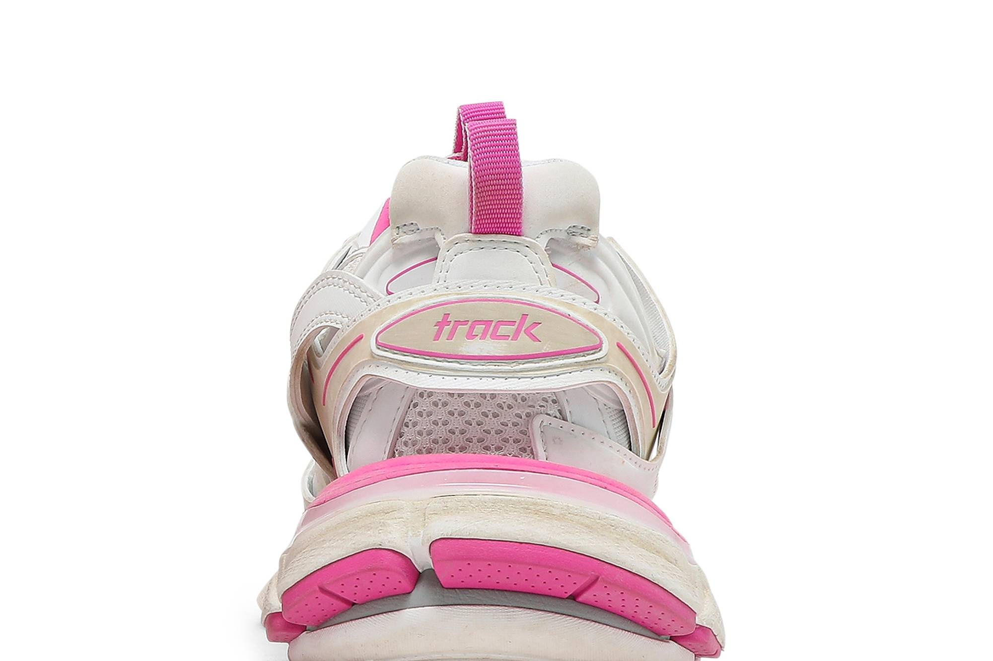 Balenciaga Wmns Track Sneaker 'White Fluo Pink' - 7