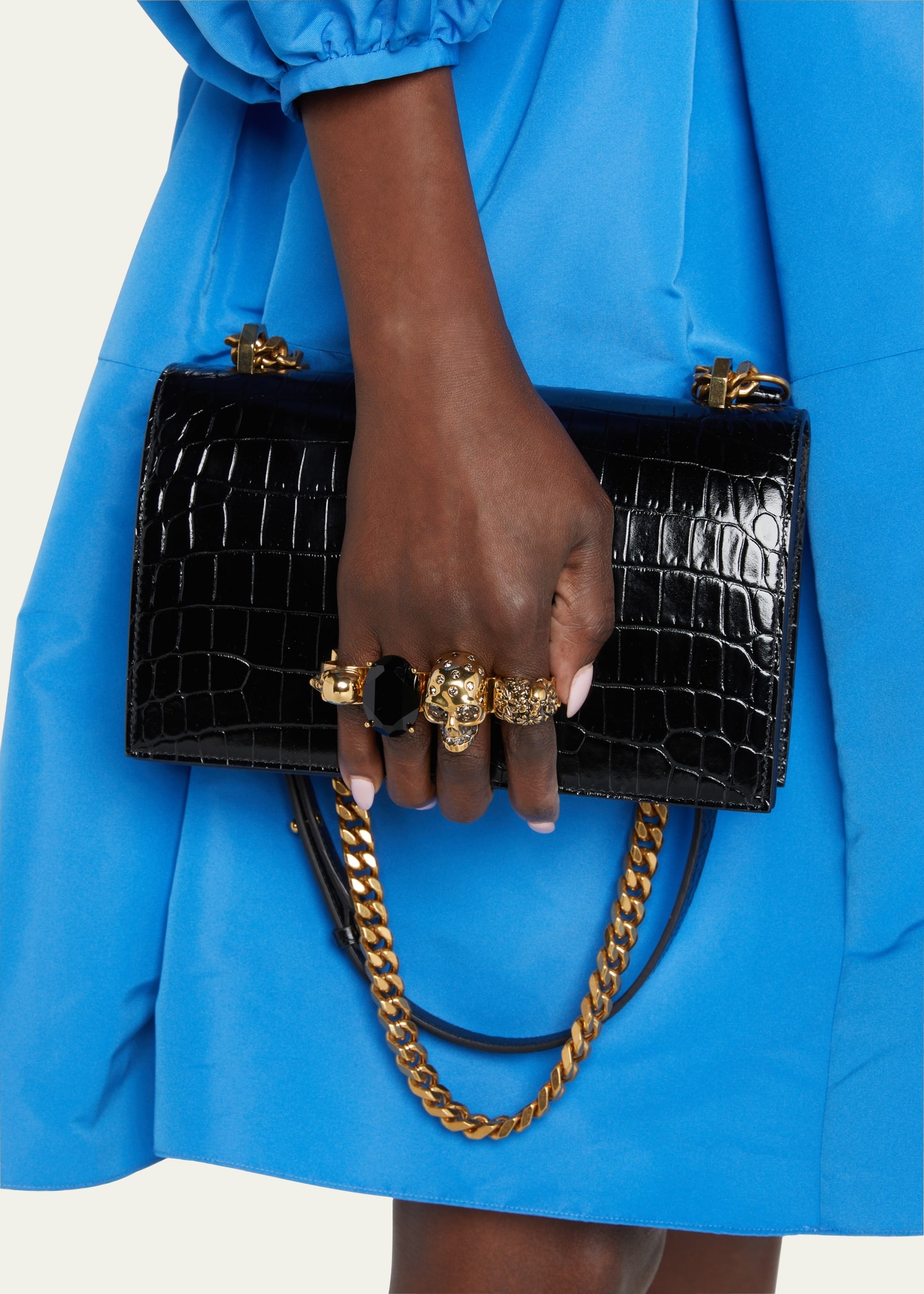 Jeweled Satchel Bag - 2
