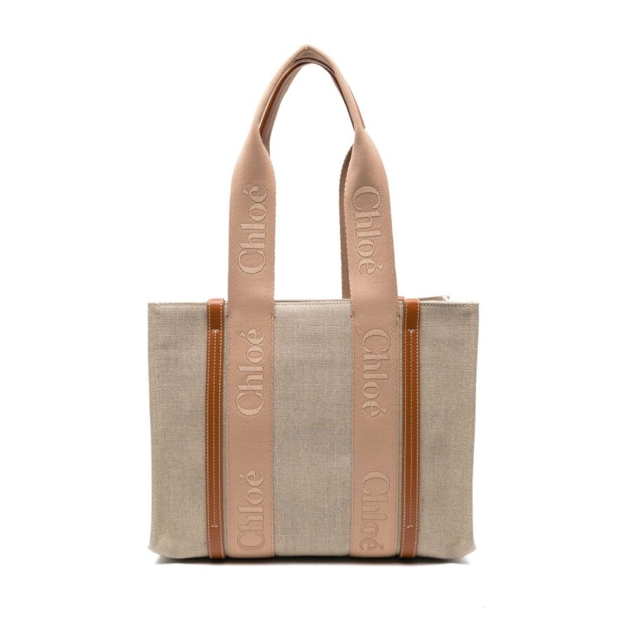 Chloe Medium Woody Tote Leather Bag - 1