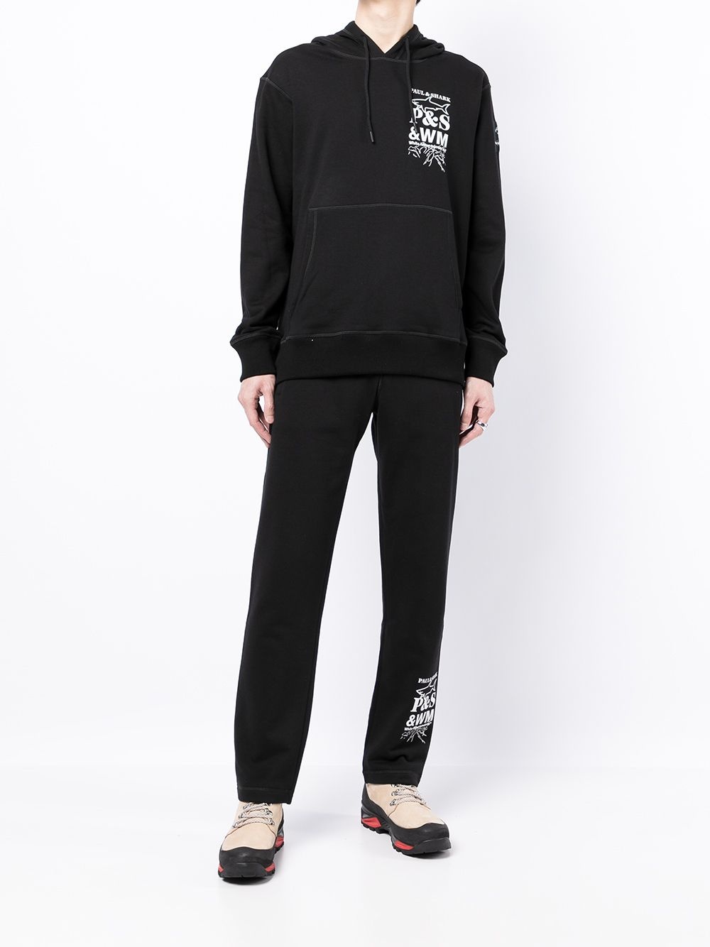 LOGO-PRINT COTTON HOODIE - 2