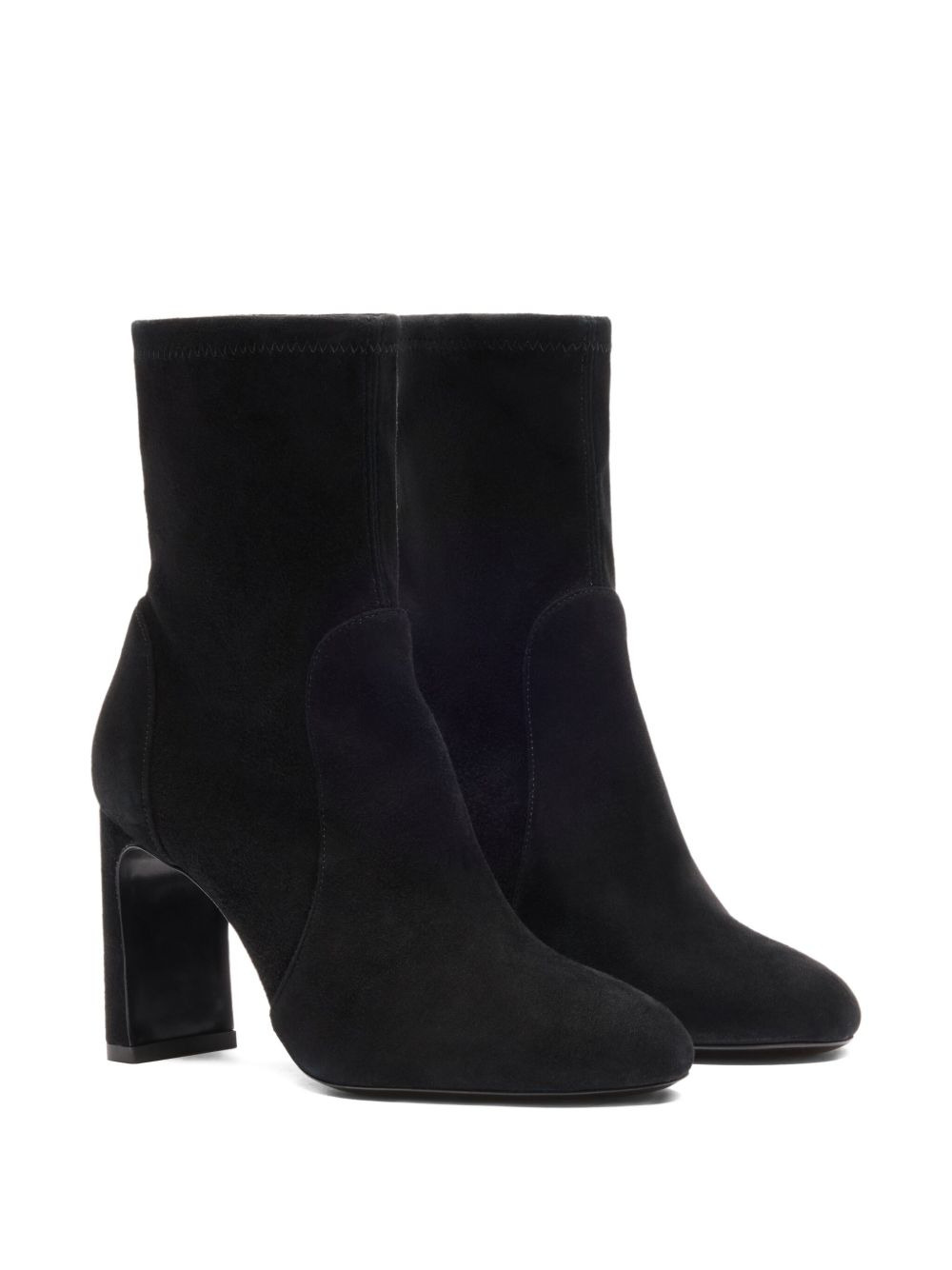 85mm block-heel ankle boots - 5