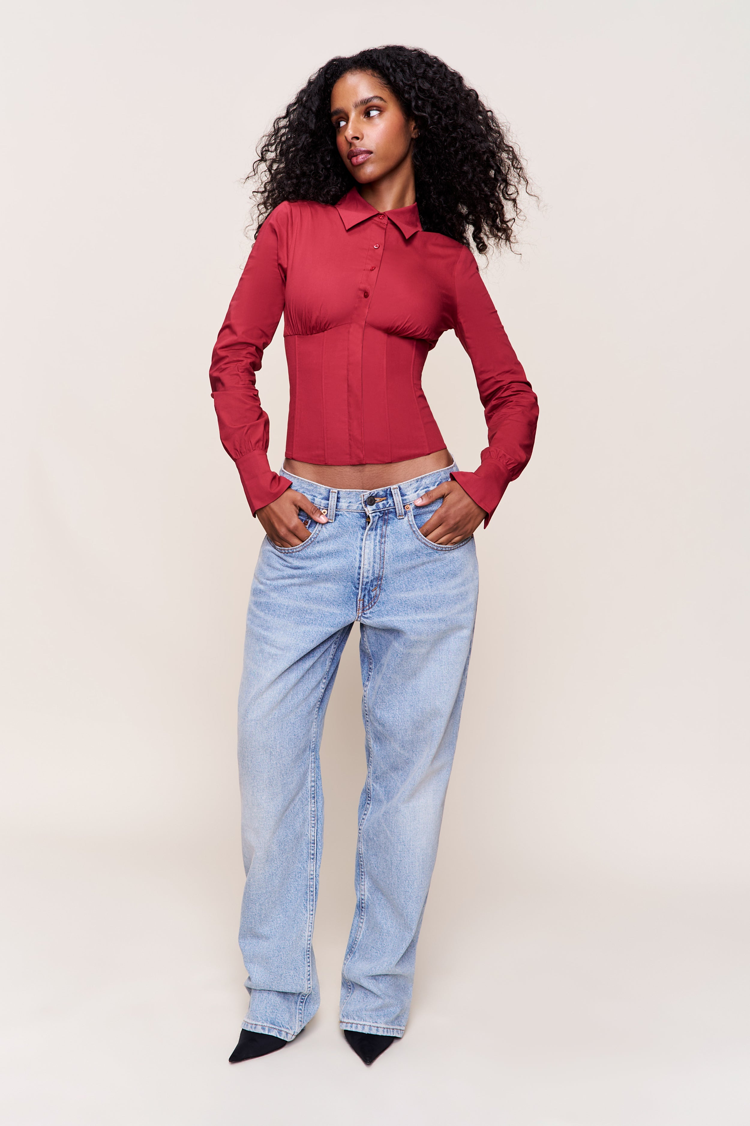 TAILORED CORSET LONG SLEEVE - 3