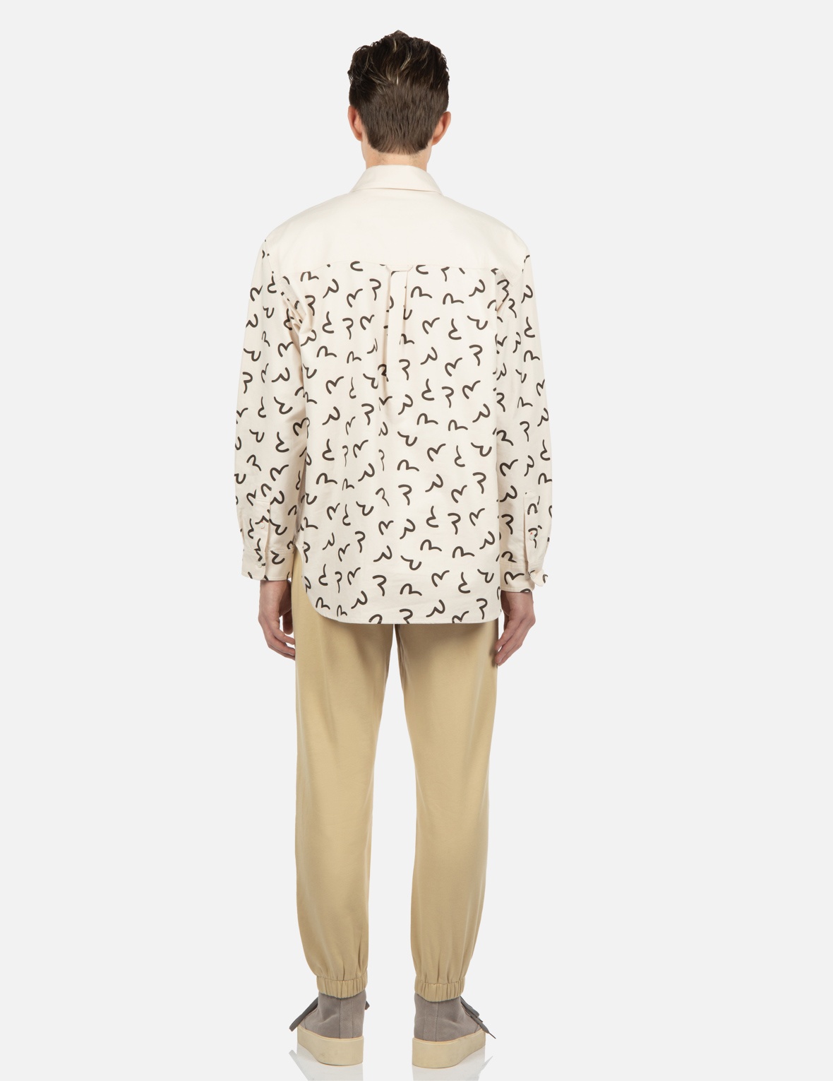 SEAGULL EMBROIDERY SWEATPANTS - 6