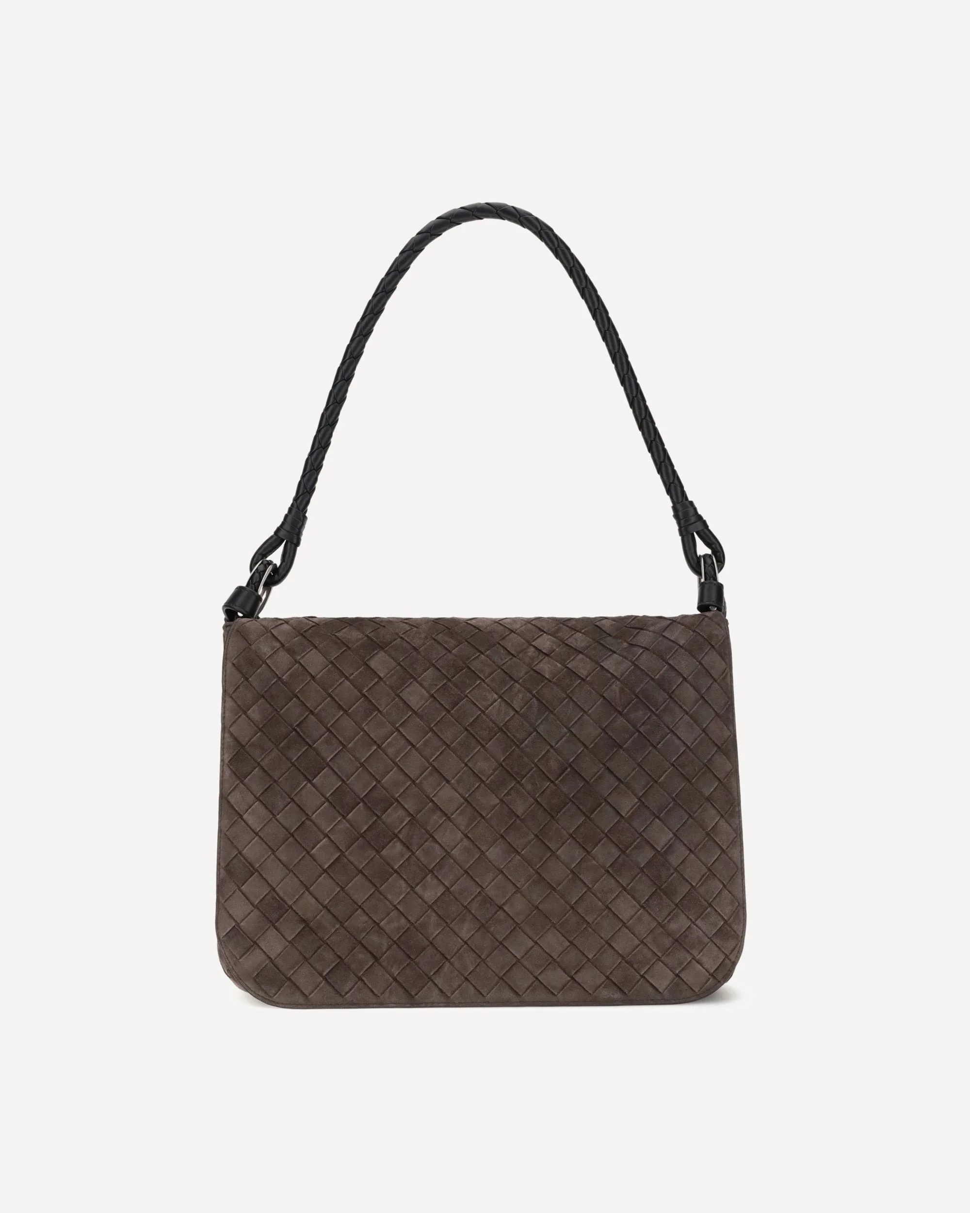 Suede Shoulder Bag - 1