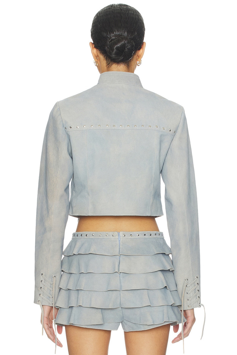 LAMARQUE x REVOLVE Silvina Suede Biker Jacket outlook