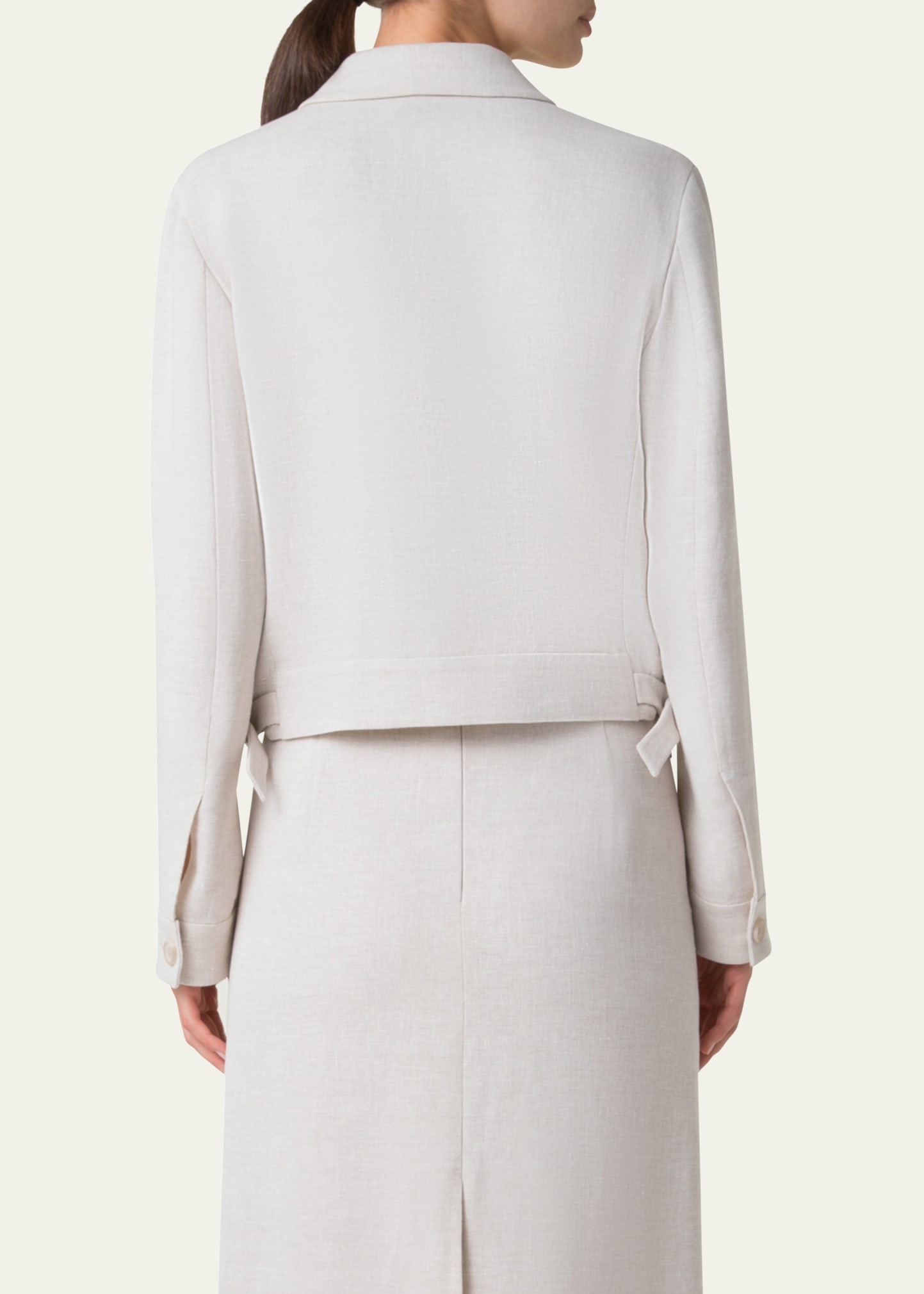 Peer Twisted Linen Double-Face Jacket - 3