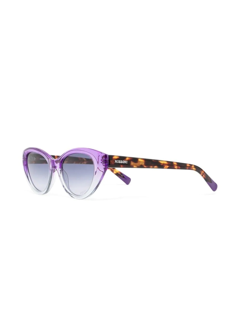 tortoiseshell-effect tinted sunglasses - 2