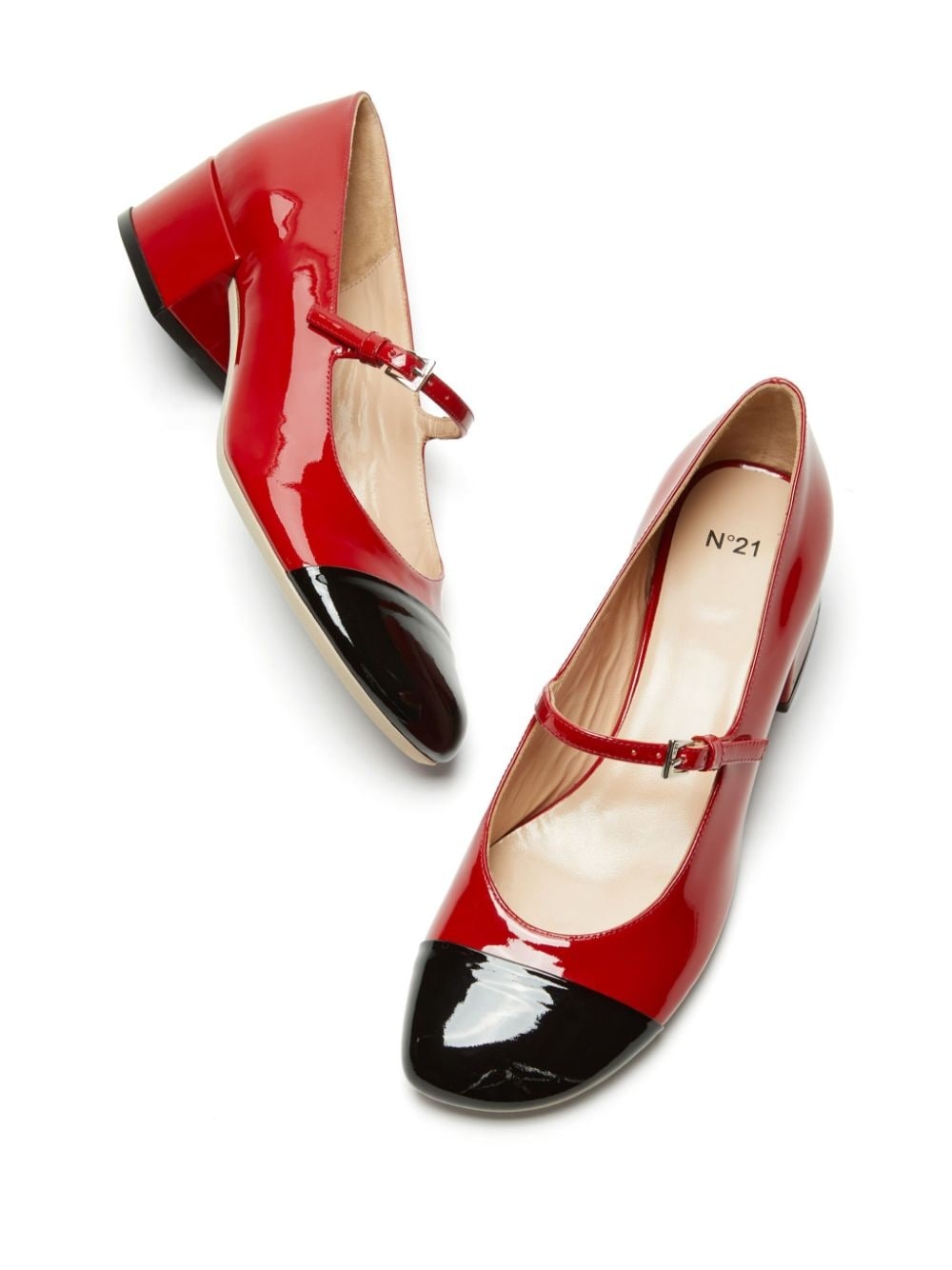 Mary Jane leather ballerinas - 5
