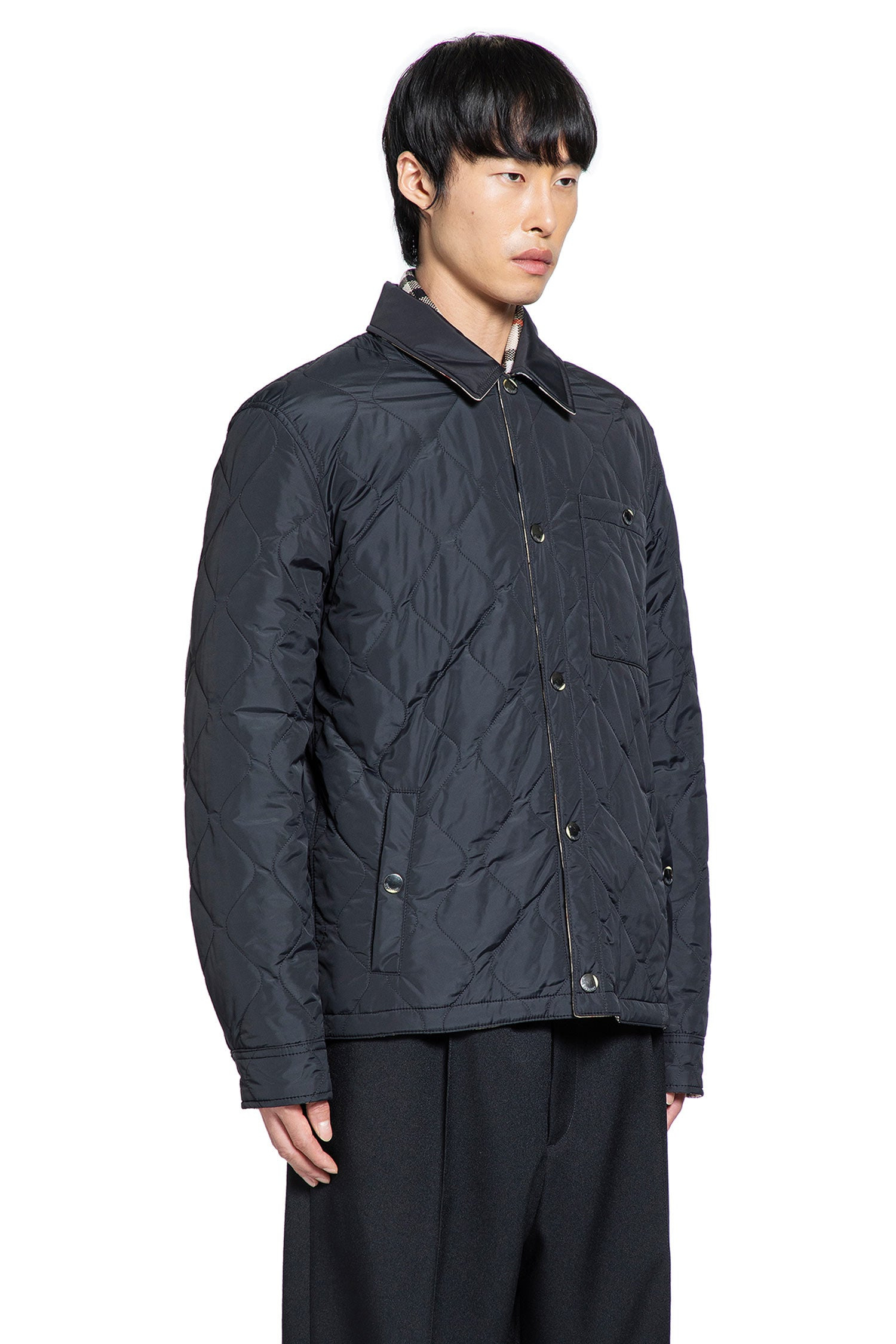 Reversible Quilted Nylon Overshirt - 2